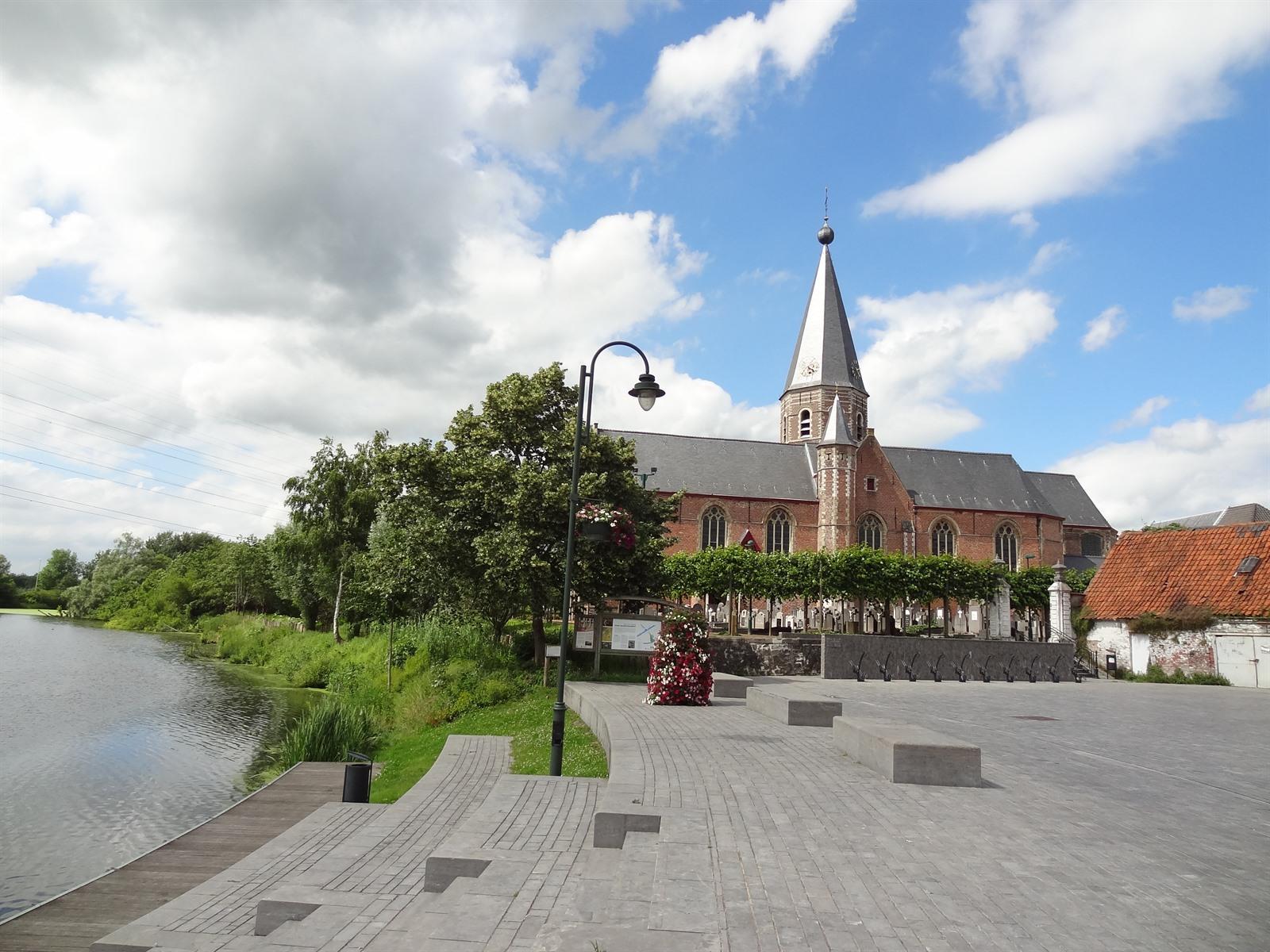 Fietsroute Machelen-aan-de-Leie, met Roger Raveel