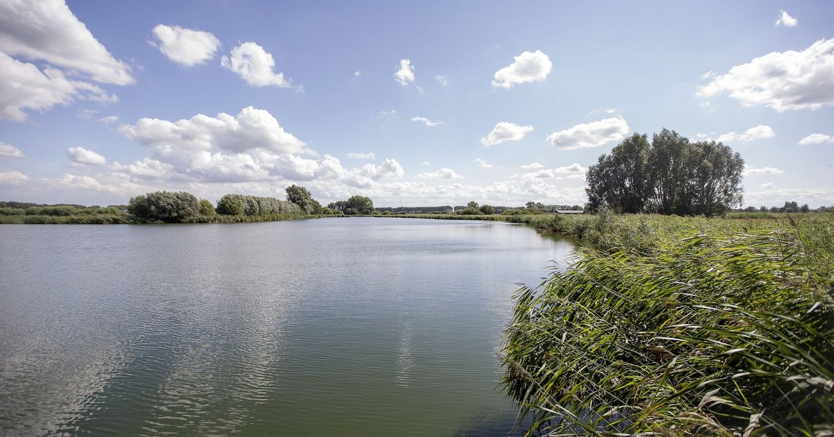 Fietsroute langs polders en kreken