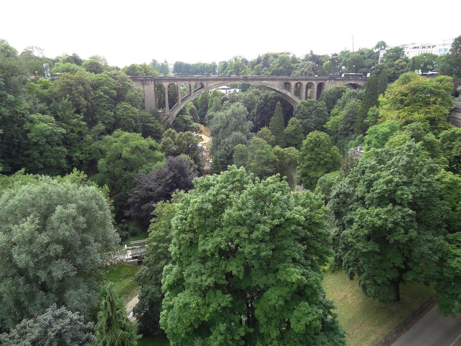 Wandeling Luxemburg-stad: vallei van de Pétrusse